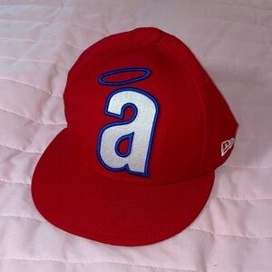 Angels Red Baseball Cap 7 1/2